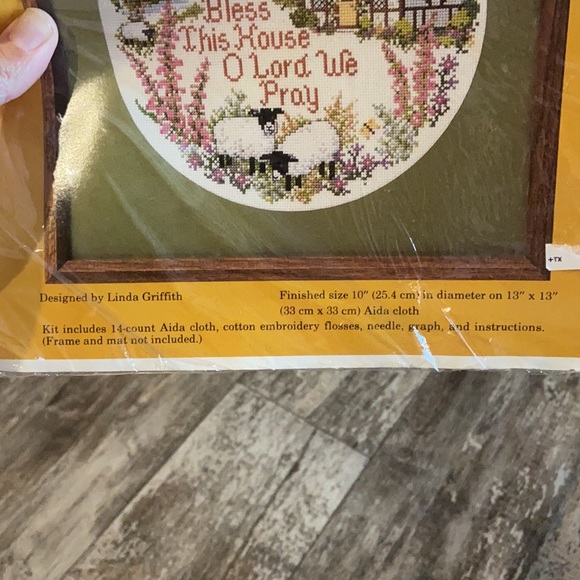 Vintage Bless This House Counted Cross Stitch Kit New Sealed The Creative Circle - Picture 5 of 6